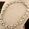 Choker Bib Statement Necklace Bohemia Style Luxury Crystal Flower