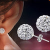 Piercing Bijoux Color Micro Disco Ball Mix CZ Crystal Clay Earring Stud