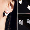 Women Punk Triangle Earrings Stud