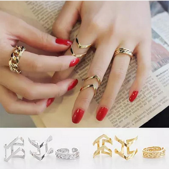 Fashion Jewelry Ring Finger Cuff For Girl Gift For V Shape Ring