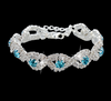 Bangles Bridal Wedding Jewelry Luxury Rhinestone Crystal Bracelets